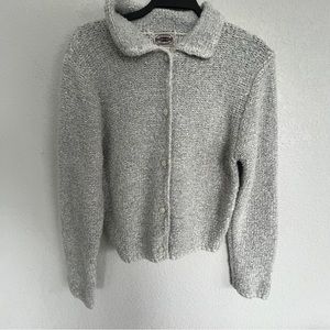 County Seat Soft Knit Collar Cardigan M